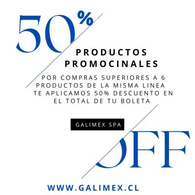 PROMOCIONALES 50%